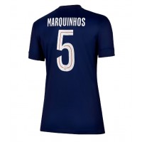 Stroje piłkarskie Paris Saint-Germain Marquinhos #5 Koszulka Podstawowej dla damskie 2025-26 Krótki Rękaw